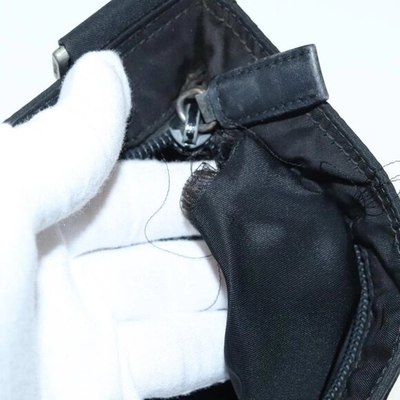 PRADA Shoulder Bag Nylon Black Silver Auth 92858 - Picture 11 of 15